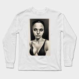 Mila Kunis glassy look Long Sleeve T-Shirt